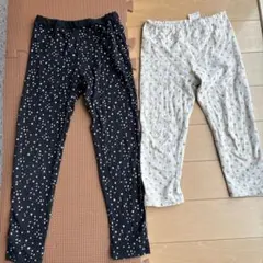 値下げ　UNIQLOキッズレギンス　130