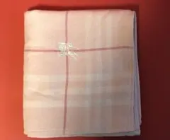 BURBERRY ピンク フェイスタオル BB 0010