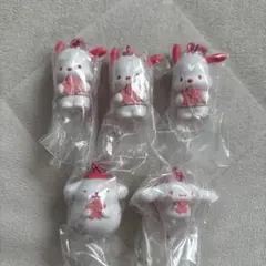 サンリオ ガチャガチャ 桜 シナモン ポムポムプリン ポチャッコ 5個セット