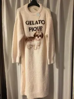 ジェラートピケ　シーズージャガードワンピース