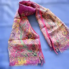 エトロペイズリー柄ピンクストール