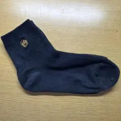 スクールソックス ネイビー 刺繍のサムネイル