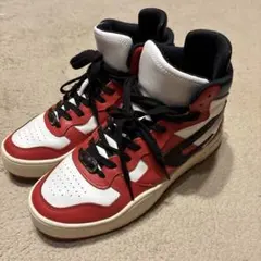 diesel ハイカットスニーカー レッド/ホワイト/ブラック