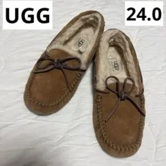 UGG ブラウン モカシン　ダコタ　ムートン