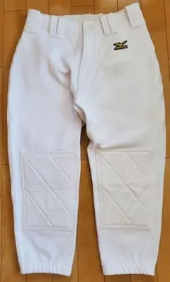 MIZUNO 野球 ユニフォームパンツ 膝·ヒップパッド付き ホワイト Mサイズ
