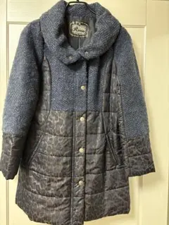 インポートロッサ　レオパード柄中綿入りコート42