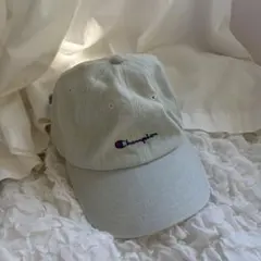 Champion デニムカラー　キャップ　水色