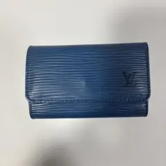 ルイ・ヴィトン 青 レザー キーケース