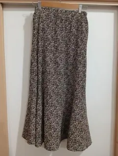 最終価格美品★レトロガール細プリーツロングスカート