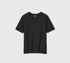 UNIQLO U スーピマコットンT ブラック ユニクロユー S 黒