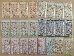 ☆大量☆ かわいさいっぱいぷっくりシールセット　９種類