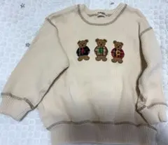 ミキハウス　クマトレーナー　100cm