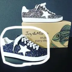 Joy & Mario グリッター スニーカー