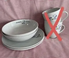 PEANUTS スヌーピー 食器 ボウル プレート セット