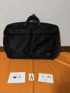 美品　PORTER TANKER 3WAY BRIEFCASE ブラック