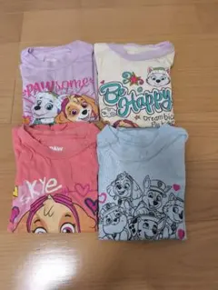 パウ・パトロール 半袖Tシャツ 4枚セット 95cmのサムネイル