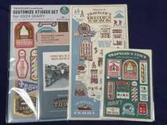 TRAVELER'S COMPANYダイアリー2024下敷き、ステッカー等セット