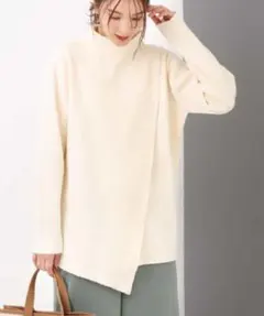 レイヤードライクリブニット(a.v.v)