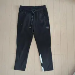 ストレッチ素材 ジャージパンツ 黒