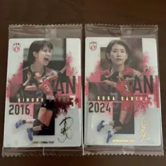 バレーボール女子日本代表 木村沙織 古賀紗理那 カード ツインウエハース