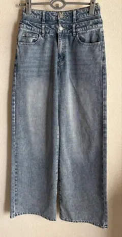 ELENCARE DUE Wウエストデニムパンツ
