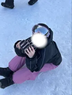 スノーボードウェア ブラック ピンク