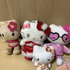 ハローキティ　ぬいぐるみ　四体まとめ売り