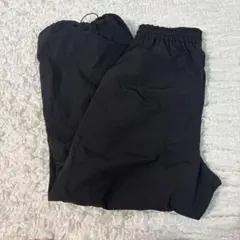 GIRLS テックパラシュートプルオンパンツJR ブラック