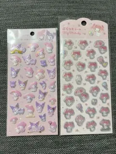 ぷくっとシール サンリオキャラクターズ サンリオ クロミ マイメロ シール