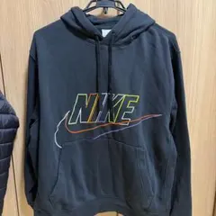 NIKEパーカー　フードトレーナー　黒　2xl 裏起毛