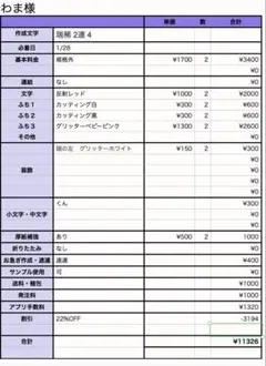 【1/28】わま様　専用ページ