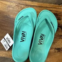 VIVA! ISLAND SANDALS ターコイズ 24cm日本製
