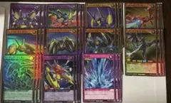 遊戯王ラッシュデュエル　XYZ デッキパーツ　各3枚 ラッシュデュエル XYZ デッキパーツ 各3枚 11種 - メルカリ