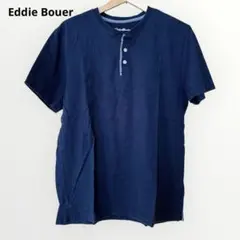 Eddie Bouer ネイビーTシャツ メンズMサイズ