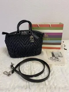 COACH マディソンギャザード2wayバッグ