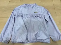trois lapins 薄紫色 フリル付きウインドブレーカー