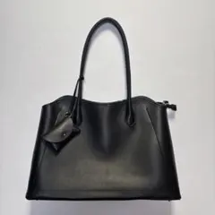 BIGトートバッグ ビジネスバッグ 通勤 A4 ブラックのサムネイル