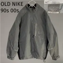 OLD NIKE オールドナイキ 刺繍ロゴ スウッシュ ナイロンジャケット