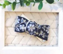 【りこたん様】 インド刺繍リボンバレッタ2点セット