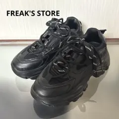 FREAKSSTORE フリークスストア　ボリューム厚底スニーカー　黒　24のサムネイル