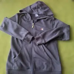 Champion グレー ジップアップパーカー 160