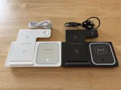 3in1 ワイヤレス充電器2個セット