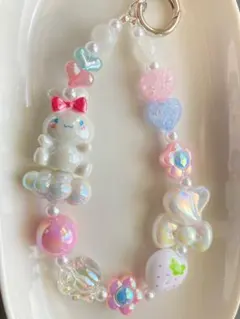 ビーズストラップ　キーホルダー