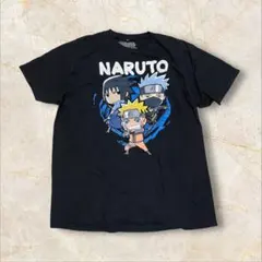 古着　©2002　ナルト　Tシャツ　Lサイズ　黒　アニメT　オフィシャル * 公式 ナルト NARUTO アニメtシャツ ブラック L | 古着屋DIGDIG