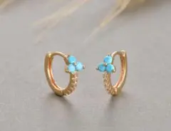 スワロフスキーレディースリングピアスフープピアス金属アレルギー対応