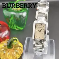 BURBERRY バーバリー ノバチェック スクエア レディース腕時計 シルバー BURBERRY バーバリー ノバチェック スクエア レディース腕時計