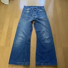 激安 転売OK 40s セーラーパンツ 大戦 巻き デニム u.s.navyのサムネイル
