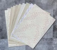 和紙｜A4 ｜くすみ｜アソートセット （10枚）｜ラッピング・ハンドメイド33