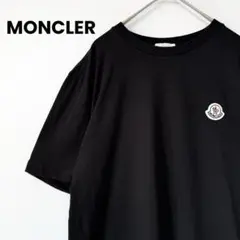 未使用品】モンクレール Tシャツ ブラック Lサイズ MANICA CORTA