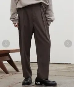 WYMLIDNM RATINE SEMI WIDE TAPERED SLACKSのサムネイル